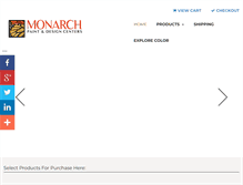 Tablet Screenshot of monarchpaintdc.biz